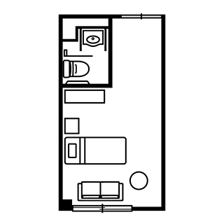 個室の間取り