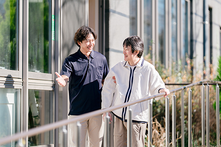 リハ室直結遊歩道